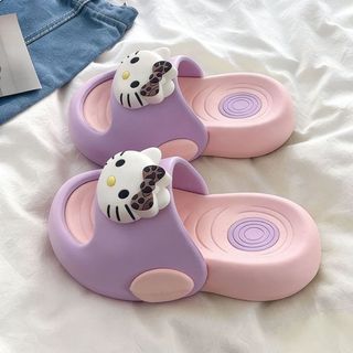 Dép sục Hello Kitty cho bé gái dễ thương - dép mềm chống trượt thoáng khí mang trong nhà ngoài trời