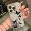 Mực bướm áp dụng cho 16 vỏ điện thoại iPhone17 đá lấp lánh sao vỏ 14/13/11Pro