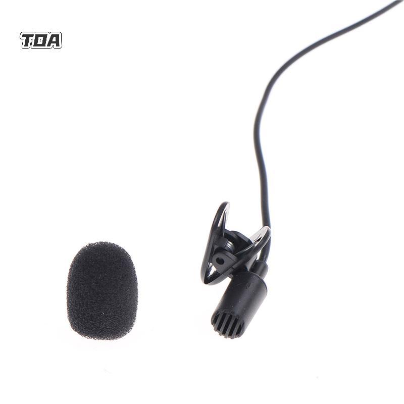 TOA 3.5mm Mini Studio Speech Micrô Clip cho PC Desktop Notebook 1.5M VN | BigBuy360 - bigbuy360.vn