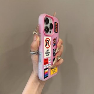 Ốp lưng iPhone 17 16 15 14 13 12 11 Pro Max X XR Max 7 8 Plus Dễ thương Mario trường hợp điện thoại