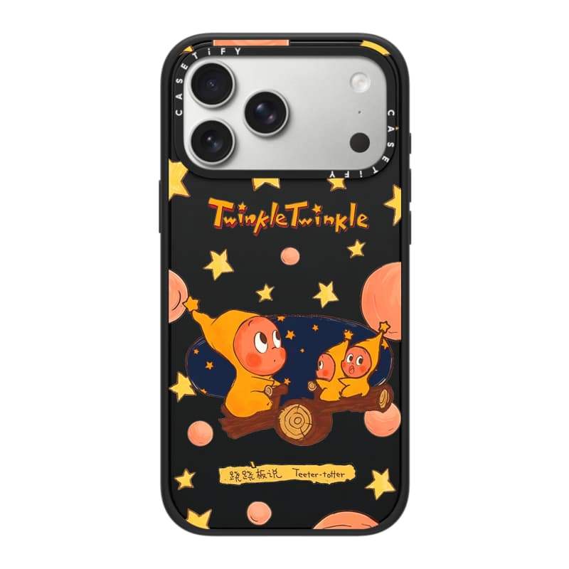 CASECASE X Twinkle Twinkle Ốp Lưng Máy Ảnh Màu Trắng Vòng Phiên Bản Mờ Đen Cứng Hút Từ Tính Tác Động Dành Cho Apple IPhone 13 14 15 16 17 Pro Max Air Plus Có Hộp