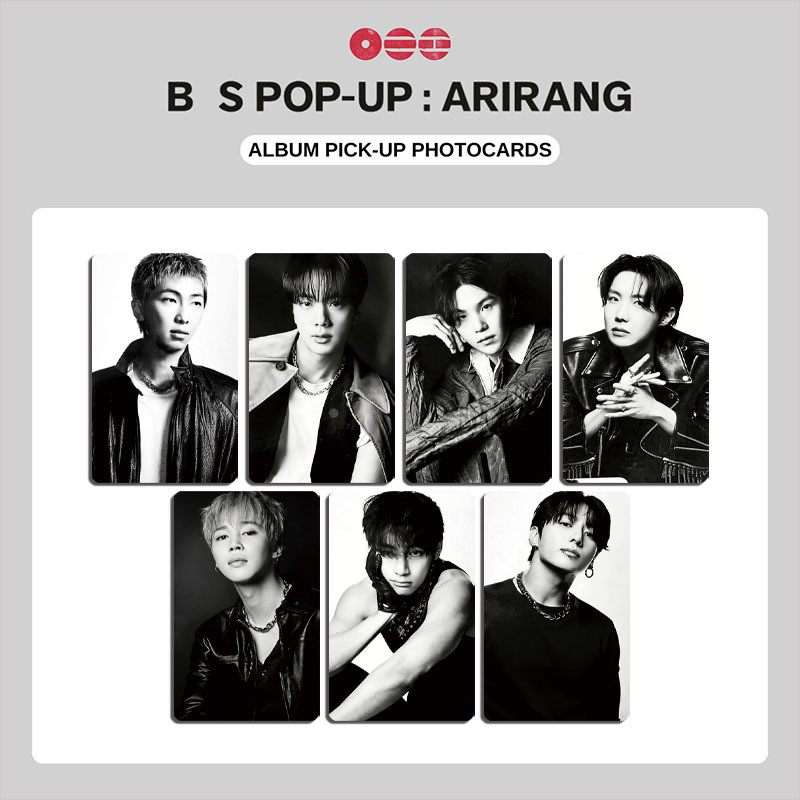 Kpop Thần Tượng BTS ARIRANG Album Photocards Jimin Suag Jin Thẻ Ảnh ARMY Người Hâm Mộ Quà Tặng