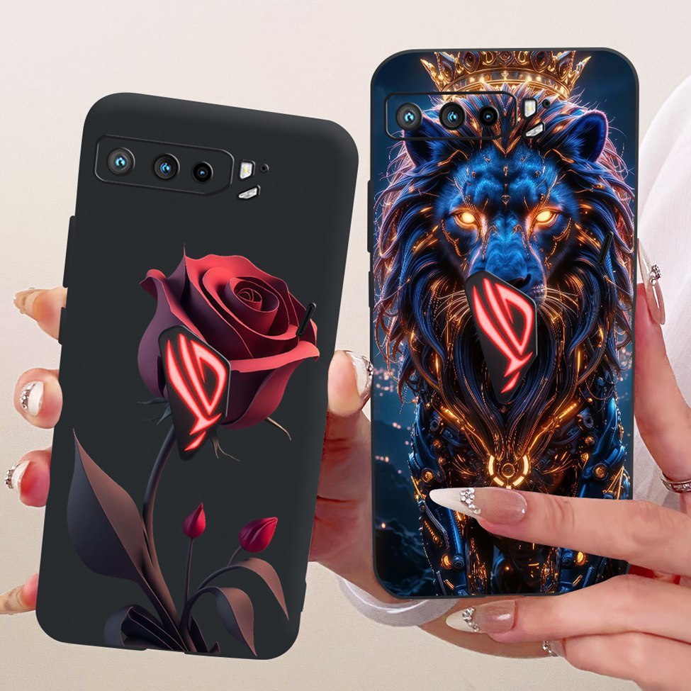 Ốp Điện Thoại Asus ROG Điện Thoại 3 Vỏ Silicon Mèo Dễ Thương Thời Trang Vỏ Sơn Ngộ nghĩnh ZS661KS I003DD I003D