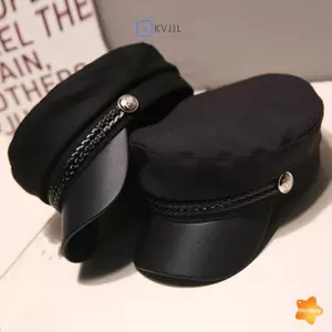 Mũ Thủy Thủ Da Phong Cách Chỉ Huy, Perfect cho Du Lịch