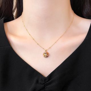Vòng cổ nữ cao cấp zircon sáng sang trọng - Phụ kiện thời trang năm 2025