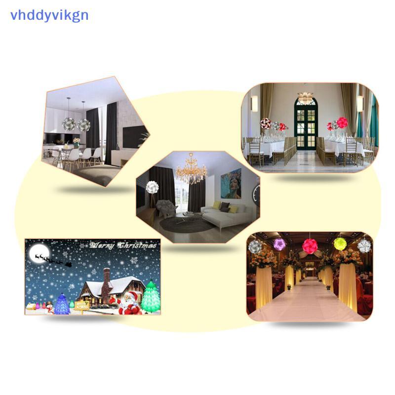 VHDD 25CM Hiện Đại PP Trần Chụp Đèn IQ Xếp Hình DIY Ghép Hình Bóng Đèn Mặt Dây Chuyền Trang Trí Văn Phòng, Phòng Khách, Phòng Ngủ VN
