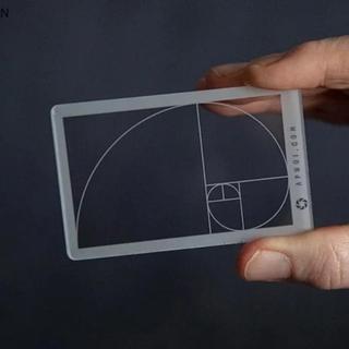 NS Photography Viewfinder Thước Tỷ Lệ Vàng Công Cụ Thành Phần Fibonacci Cho Nghệ Sĩ Thiết Kế Nghệ Thuật Và Bố Trí NS