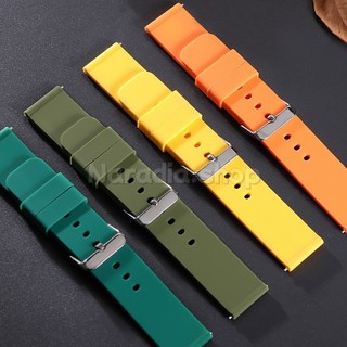10 / 12 / 19 / 21 / 24mm dành cho dây đeo đồng hồ silicon mềm thể thao để thay thế nam nữ Dây đeo đồng hồ cao su chống thấm nước