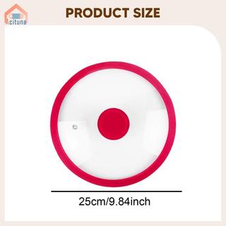 Nắp Đa Năng Cho Nồi Thủy Tinh Nắp Nồi Nồi Di Động Chảo Chiên Bao Silicon