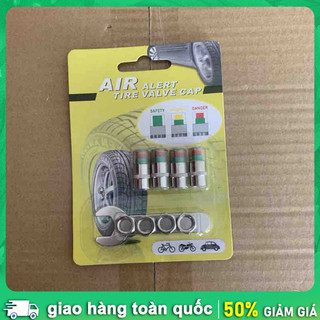 Nắp van giám sát áp suất lõi đồng Nắp Van Cảnh Báo Áp Suất Lốp, Lõi Đồng, Hiển Thị 3 Màu, Kiểm Tra Bằng Mắt