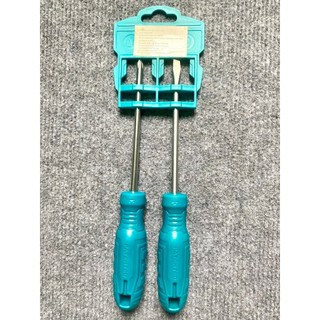 Bộ tuốc nơ vít dẹp và bake 2 chi tiết TOTAL THTDC250201