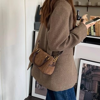 Thu Đông 2025 Phong Cách Mới Phiên Bản Hàn Quốc Retro Melade Túi Phù Hợp Với Một Vai Túi Nữ Gối Thời Trang Tay