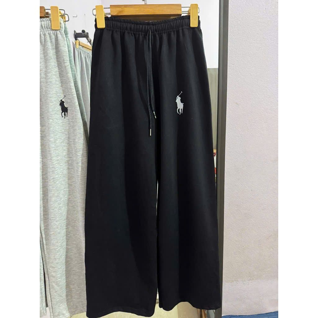 Quần Da Cá L1 - Quần Suông Dài Thụng Cạp Liền Thời Thượng, Phù Hợp Mọi Mùa (95cm) in ngựa