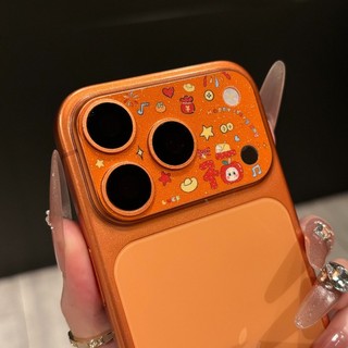 Dành Cho iPhone 17ProMax / 17Pro Phim Hoạt Hình Long Lanh Camera Bảo Vệ 17 Pro Max Ống Kính Miếng Dán Chống Trầy Xước Trong Suốt Mềm Phim