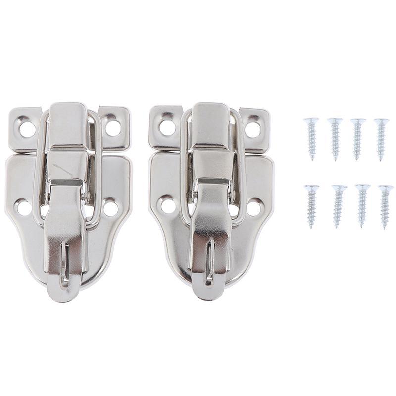 2 Chốt Khóa Hộp Trang Sức Bằng Kim Loại Cổ Điển