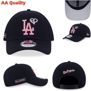 Mũ bóng chày MLB New / Era Dodgers thêu đen và vàng