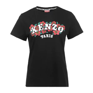 Áo thun ngắn tay có sẵn in họa tiết hoa thời trang Châu Âu và Châu Mỹ Unisex dáng rộng Áo thun cổ tròn mới