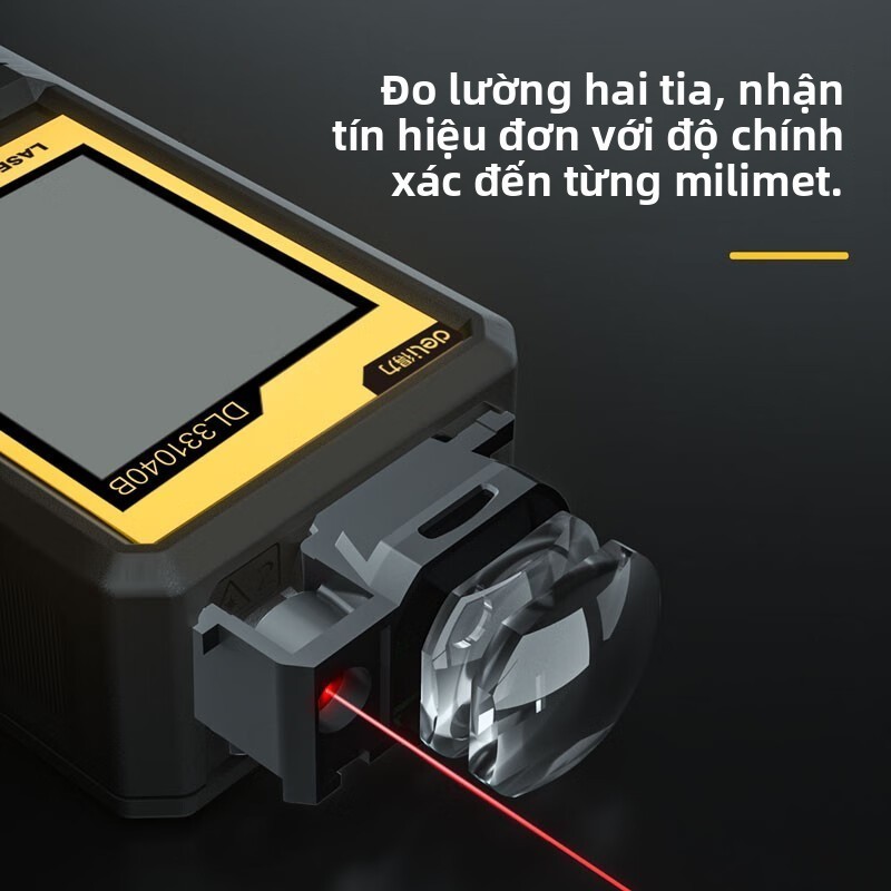 Thước Đo Khoảng Cách Laser 50M, Nhỏ Gọn, Thao Tác đơn Giản, Chuẩn Xác Từng Mm, Thiết Bị Cần Thiết Cho đo đạc Xây Dựng