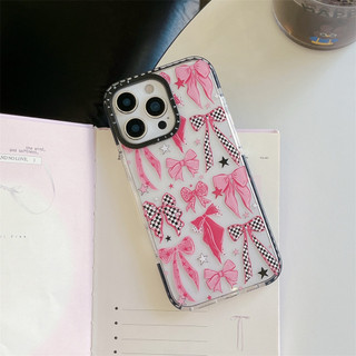 Dành Cho iPhone 17 16 15 14 13 Pro Max Ngôi Sao Nơ Họa Tiết Dành Cho iPhone 17 Mềm TPU Trong Suốt Chống Sốc Ốp Lưng iPhone 16 15 Plus
