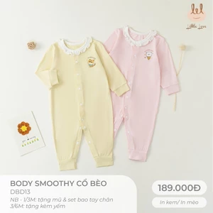 BODY VẢI SỢI TRE CỔ BÈO [ SIÊU MỀM, MÁT, MỊN CO DÃN VÀ THẤM HÚT TỐT] SZ 0/1M - 3/6M (DBD13)