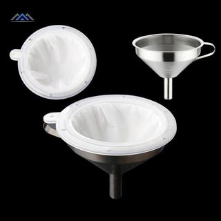 ELBBKG 100 / 120 / 200 / 300 / 400 / 450 Lưới Lọc Nylon Phễu Thép Không Gỉ Cho Sữa Trái Cây Y Học Truyền Thống Trung Quốc Dầu Trắng Mới