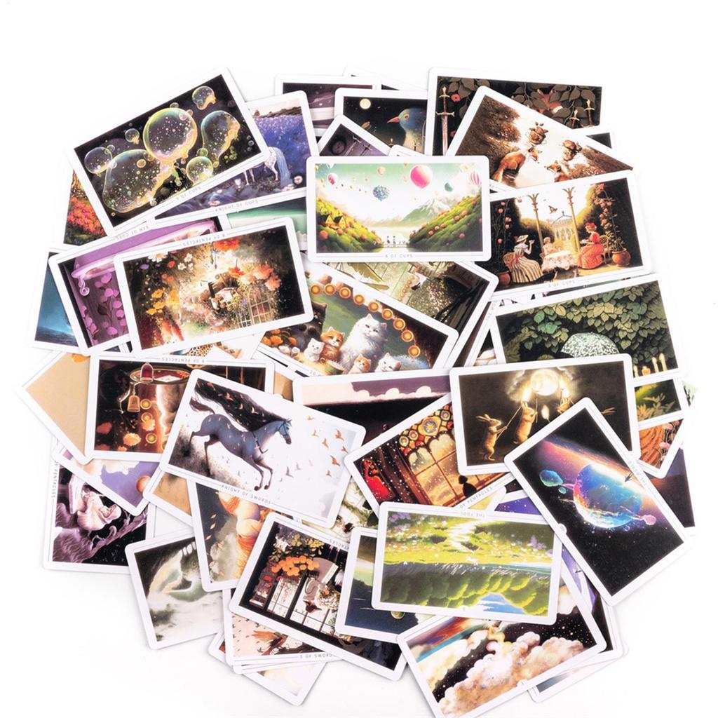 Heartscape Tarot Tiếng Anh Oracle Cards Fate Bói toán Tarot Deck Giải trí gia đình Trò chơi bảng bói toán saixit2vn