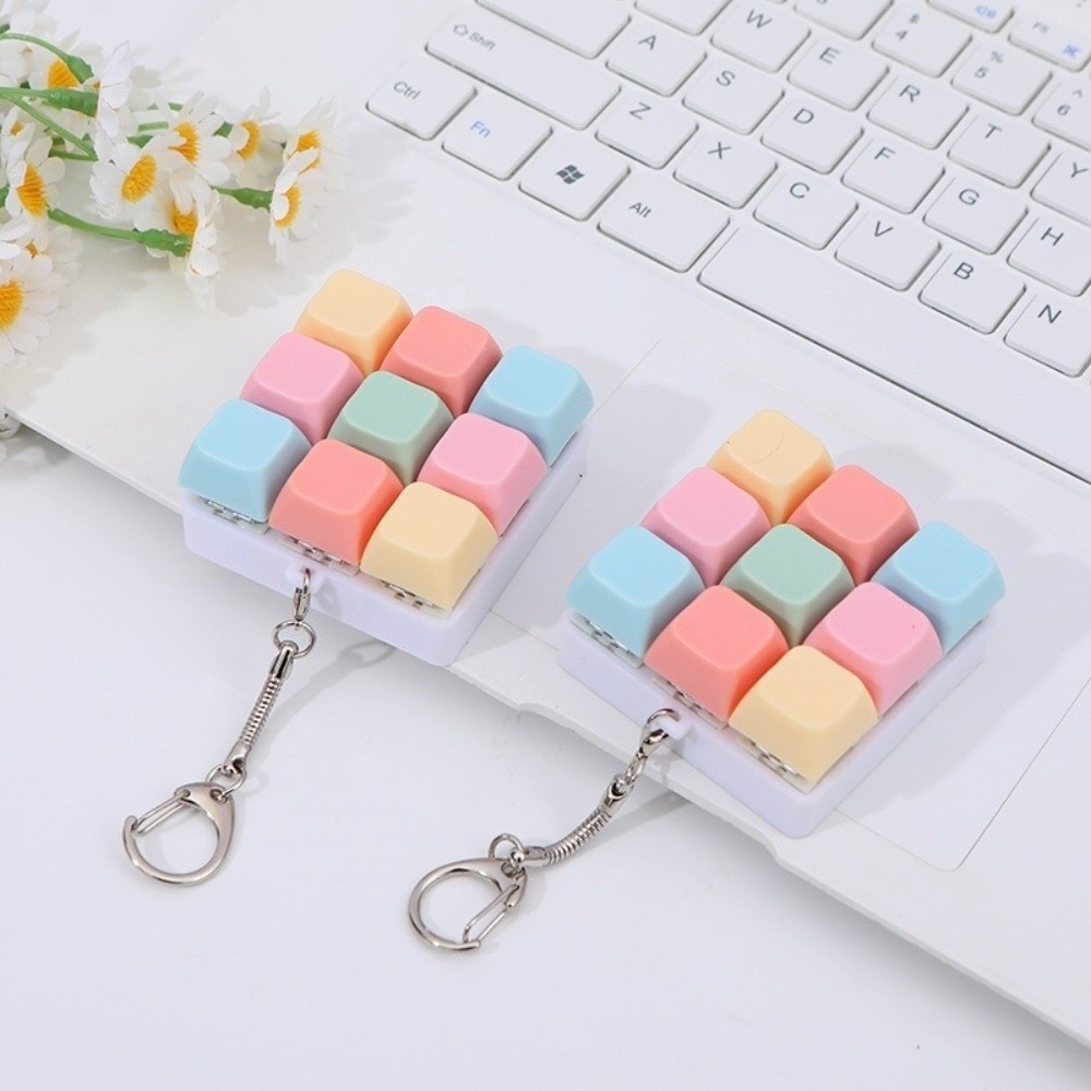 Đồ chơi chìa khóa bàn phím WOODNEST 9, Fidget Giải nén Nút DIY Keycap Bàn phím trò chơi Móc khóa, Chống căng thẳng ngón tay Giảm căng thẳng Túi sáng tạo Quà tặng mặt dây chuyền cho người lớn