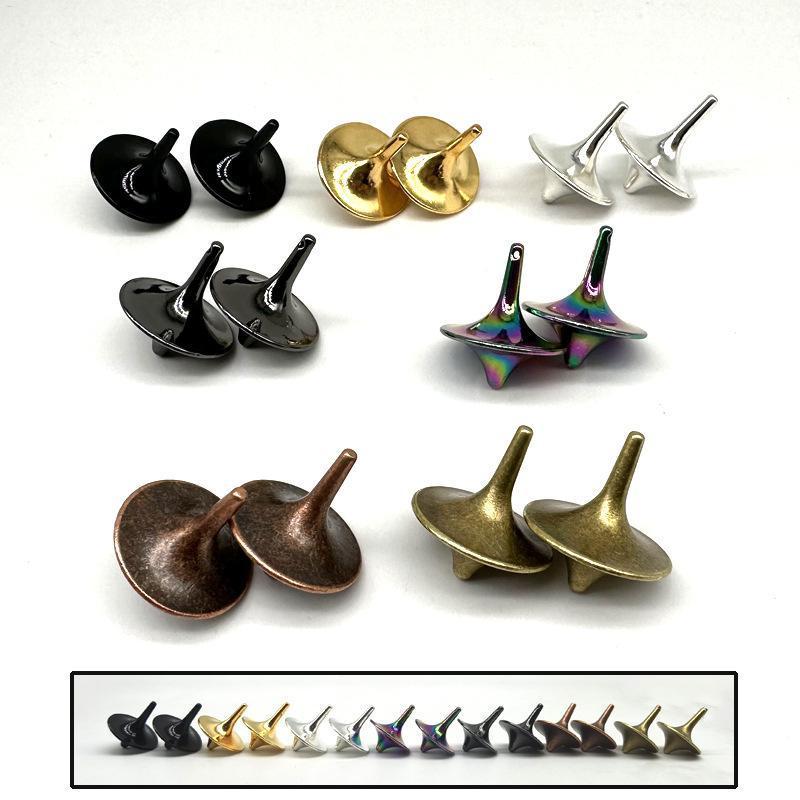 Mini Kim Loại Quay Áo Hợp Kim Con Quay Bạc Thép Mới Lạ Quay Mãi Bàn Làm Việc Vui Nhộn Spinner Đồ Chơi Trẻ Em Quà Tặng