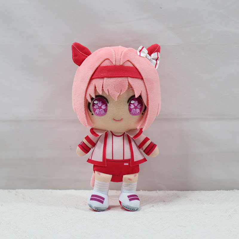 YT4 Uma Musume Pretty Derby Haru Urara Plushie Kawaii Bông Sang Trọng Đồng Hành Búp Bê