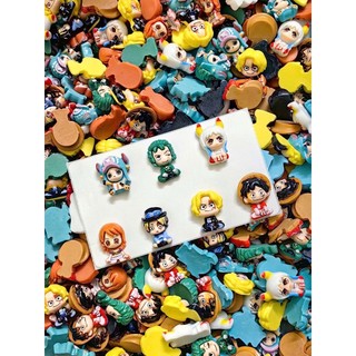 Set Charm Đảo Hải Tặc Anime Chibi Cute – Luffy, Zoro, Sanji, Nami Baby CỰC KỲ DỄ THƯƠNG