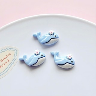 Set Charm Đại Dương Cute Pastel – Cá Voi, Sao Biển, Vỏ Sò, Cua Biển, Dừa Nhiệt Đới – Charm Gắn Dép Xinh DIY Mùa Hè