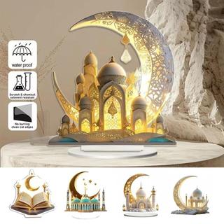Trang trí nhà cửa lễ hội Hồi Giáo Ramadan Eid, nghệ thuật phẳng, trang trí tiệc, kỷ niệm