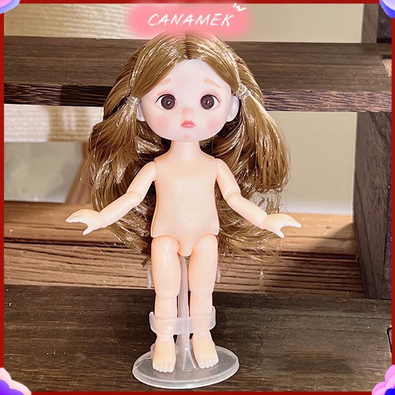 CANAMEK 1 Búp Bê 16cm Với Biểu Hiện Khác Nhau, Búp Bê BJD 1 / 8 Dễ Thương, 13 Khớp Di Chuyển Được Búp Bê Bé Gái Đồ Chơi CSF