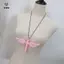 Mặt Dây Chuyền Choker Gỗ Tự Nhiên Hình Thiên Thần và Chữ Thập, Phong Cách Retro