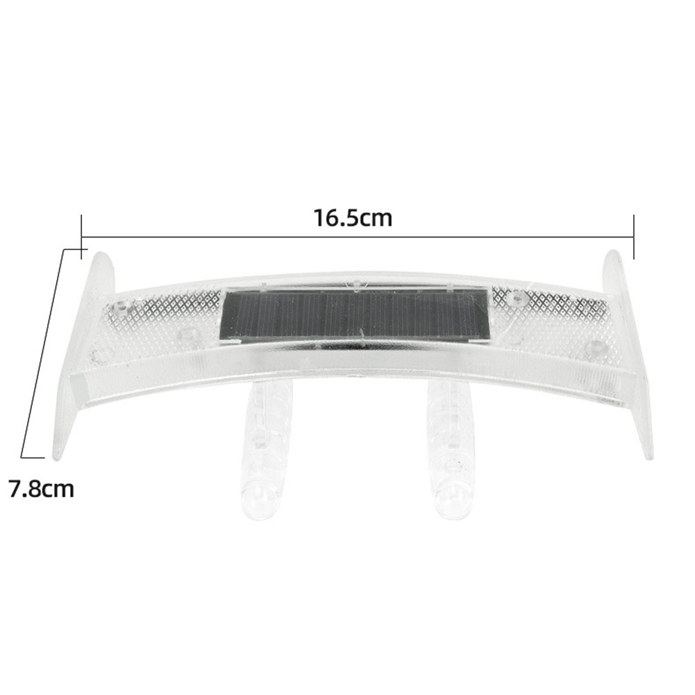 Cho Xe Năng Lượng Mặt Trời Mini Phía Sau Cánh Gió Đuôi Đèn LED Nhấp Nháy Cánh Chống Thấm Nước