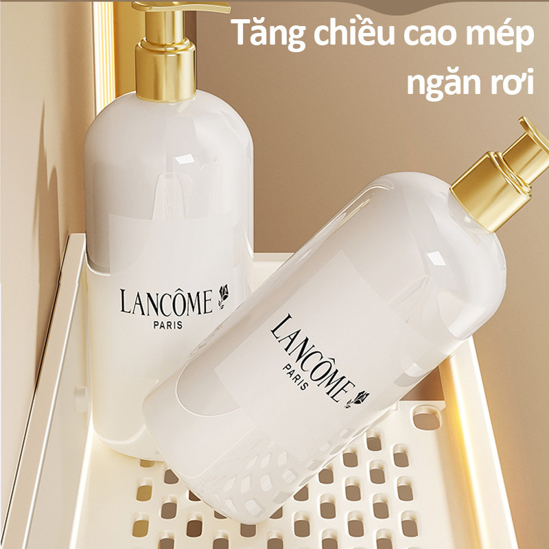 Kệ phòng tắm để đồ dán tường, Khăn Trắng Ngà Kệ, Chất liệu nhôm hàng không cao cấp, 2 cách dán tường hoặc khoan tường.