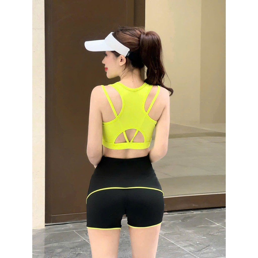[Có size to 95kg]Bộ bra đùi thể thao TT06 tập gym, aerobic, funfit, chất thun co giãn siêu tôn dáng