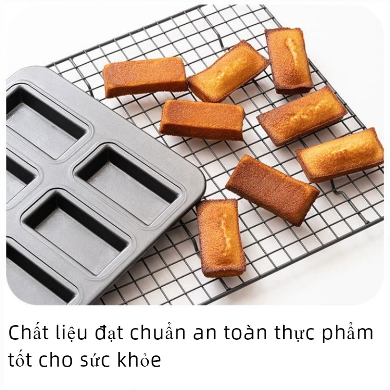 Khuôn Nướng 8 Ô Chống Dính Cao Cấp – Chất Liệu Thép Carbon An Toàn, Dễ Lau Chùi, Chịu Nhiệt Cao