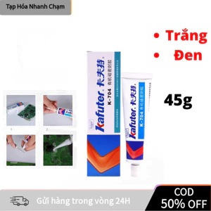【COD】Keo chịu nhiệt cách điện Kafuter trắng/đen 45g cách điện tốt, chịu nhiệt cao, phù hợp sửa chữa điện tử và cơ khí.