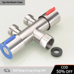 【COD】Bộ chia nước 2 cổng inox 304 phi 20mm nối vòi nước chậu rửa, thiết kế chắc chắn, chống rỉ sét hiệu quả