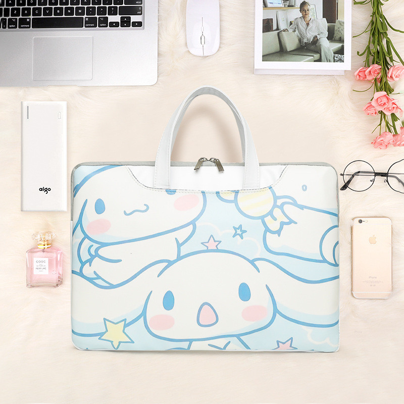 Túi đựng máy tính in hoạt hình dễ thương 44cm 47cm 52cm Túi lót máy tính bảng