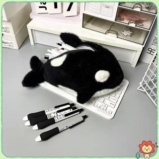 Hoạt Hình Sang Trọng Sát Thủ Cá Voi Túi Đựng Bút Dung Tích Lớn Văn Phòng Phẩm Túi Quà Tặng Học Sinh Cho Trường Học Văn Phòng Ngộ nghĩnh Hộp Đựng Không