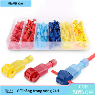 【COD】Kẹp nối dây điện chữ T được đóng gói trong hộp nhựa chắc chắn, dễ dàng bảo quản và lấy sử dụng khi cần thiết.