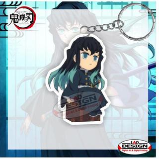Gantungan Kunci MUICHIRO TOKITO HASHIRA KABUT Demon Slayer Kimetsu No Yaiba - Gantungan Kunci Akrilik - Gantungan Kunci