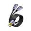 Yoo Nylon bện USB 2 0 1 Cổng đầu vào 2 hoặc 3 để kết nối đồng thời