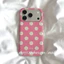 Ốp Lưng Iphone Dày Chống Sốc Cứng Iphone 17 Pro Max INS Hàn Quốc Chấm Bi Vỏ Iphone 14 Pro Max Vỏ Bảo Vệ Camera Cho IPhone 17 16 15 14 13 Pro Max