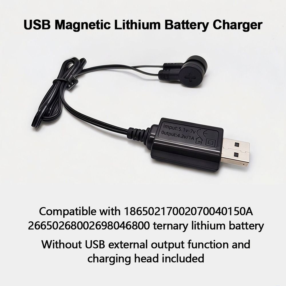 DAYBREAK 1 Bộ sạc pin Lithium, Cáp sạc pin từ tính USB, Bộ sạc từ tính USB 3.7V 4.2V bền bỉ cho pin 18650 16340 26650