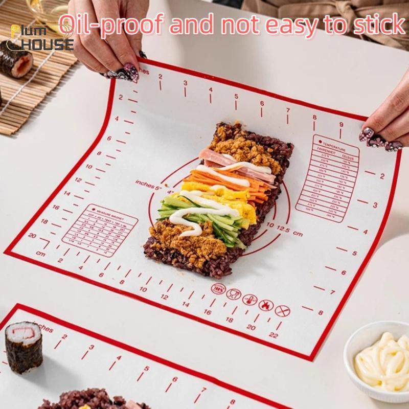 PlumHOUSE Silicone Nướng Bánh Ngọt Cán Nhào Miếng Lót Nhà Bếp Bánh Pizza Bột Chống Dính Chảo Bánh Ngọt Thảm VN