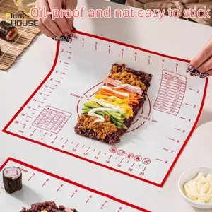 PlumHOUSE Silicone Nướng Bánh Ngọt Cán Nhào Miếng Lót Nhà Bếp Bánh Pizza Bột Chống Dính Chảo Bánh Ngọt Thảm VN