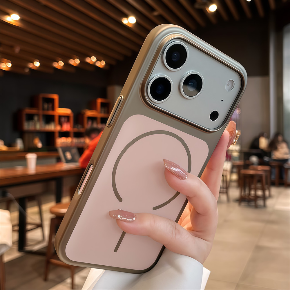 Ốp điện thoại PC từ tính chất lượng cao cho iPhone 17 Pro Max 12 13 14 15 16 pro max Ống kính Bảo vệ Camera Vỏ chống sốc Vỏ cứng Vỏ bảo vệ điện thoại